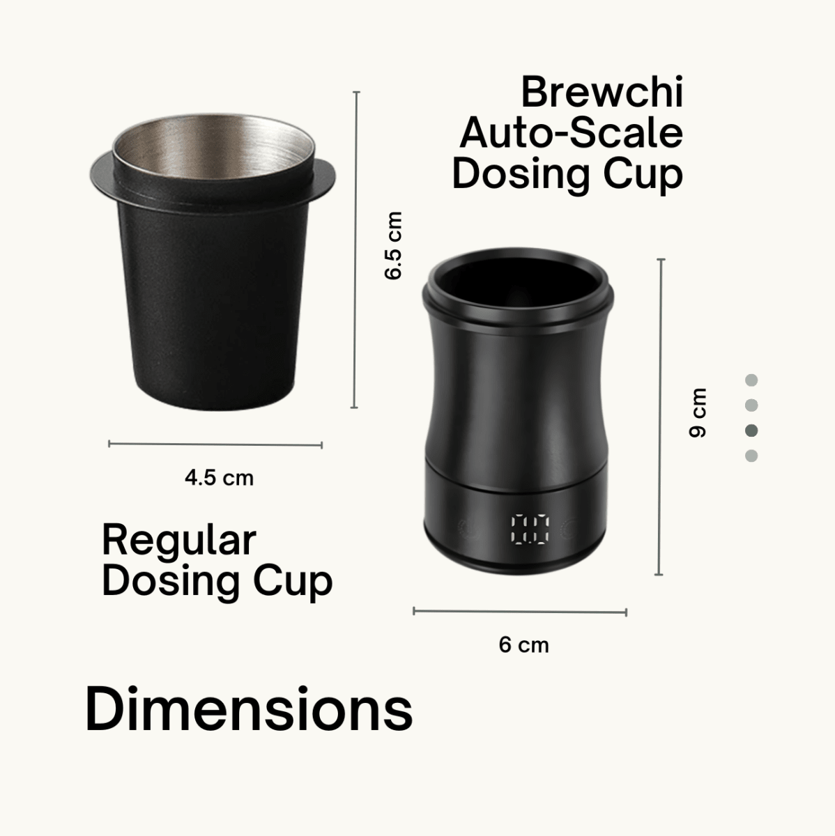 DosePro® Espresso Dosing Cup with Built-In Scale | Brewchi Australia - Brewchi