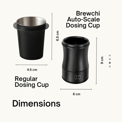 DosePro® Espresso Dosing Cup with Built-In Scale | Brewchi Australia - Brewchi