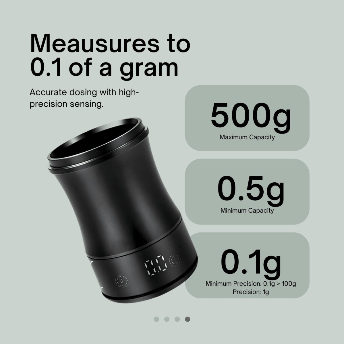 DosePro® Espresso Dosing Cup with Built-In Scale | Brewchi Australia - Brewchi